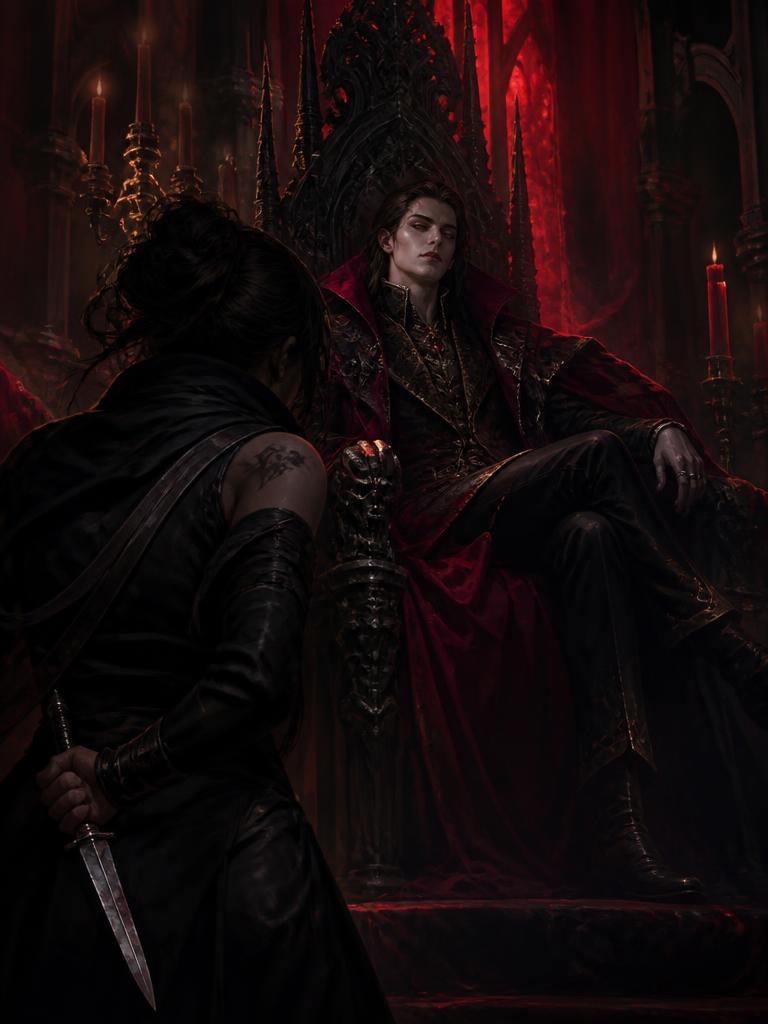 Cover art for Bound to the Vampire King